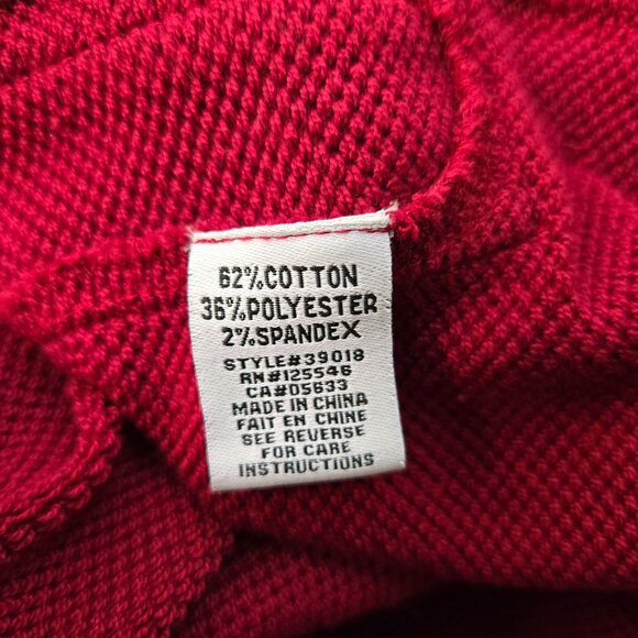 Habitat Cowl Neck Sweater Women L Red Pullover Lagenlook Relaxed Long Sleeve Top - Picture 9 of 14